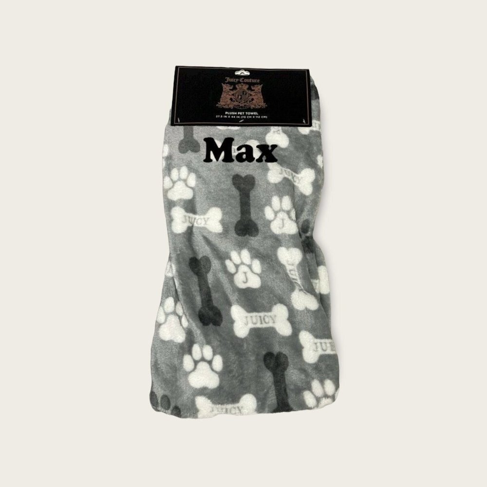 Custom Juicy couture dog blanket